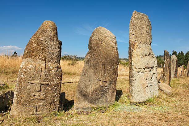 Tiya Stelae - Archaeological site with ancient burial ground markers